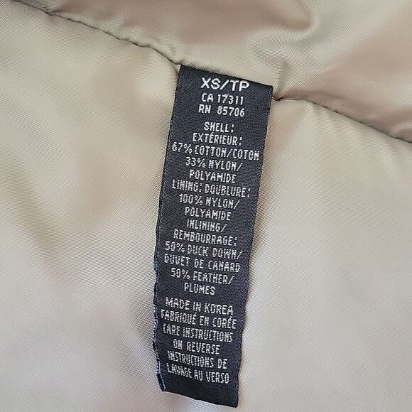 David Bitton BUFFALO Taupe Down Jacket Size XS - Picture 11 of 12